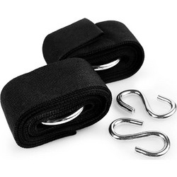 Spokey Gibbon Ιμάντες αιώρας Straps for hanging hammocks 928179-BLACK