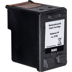 Superbulk B-H21XL Black Ink for HP Printer (Replacement HP 21XL C9351A) Standard