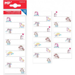 MP θερμοκολλητικές ετικέτες ρούχων unicorn PA011-01, 19τμχ PA011-01