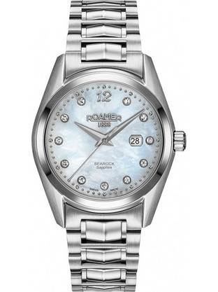 Roamer Γυναικείο Ρολόι με Ασημί Μεταλλικό Μπρασελέ 203844411920