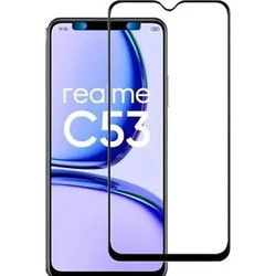 Tempered Glass 9H Για REALME C53 Προστατευτικό Οθόνης Full Glue - Μαύρο