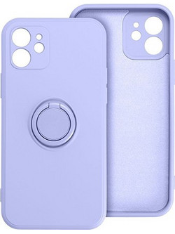 Θήκη OEM Silicone Ring για Apple iPhone 15 TPU Back Cover Purple