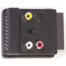 ADAPTOR SCART TO RCA IN/OUT
