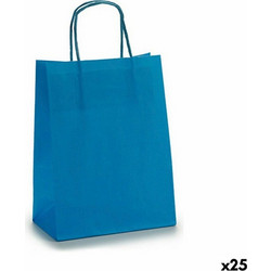 Χαρτοσακούλα 18 x 8 x 31 cm Μπλε (25 Μονάδες)