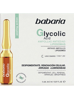 Babaria Glycolic Acid Renovacion Celular Ampollas Serum Προσώπου για Ανάπλαση 5x2ml