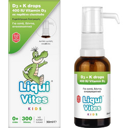 Vican Liqui Vites D3 & K 400iu Drops 0y+ 30ml