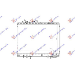 Ψυγειο Νερου 2.5 Πετρελαιο Αυτοματο (425x600) (KOYO) Mitsubishi P/U L200 97-99 - 050006330