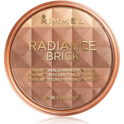 Rimmel Radiance Brick 02 Medium Bronzer & Highlighter Powder 12gr