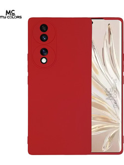 Θήκη Σιλικόνης My Colors Honor - My Colors - Κόκκινο - Honor 70 5G