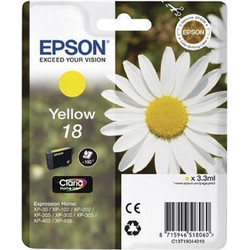 Epson 18 Yellow Μελάνι Εκτυπωτή Inkjet C13T180440
