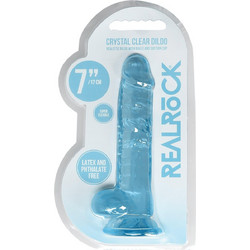 Shots RealRock Crystal Clear 15cm Blue