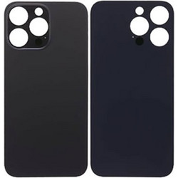 Πίσω Καπάκι Back Glass Cover για iPhone 14 Pro Max Μαύρο