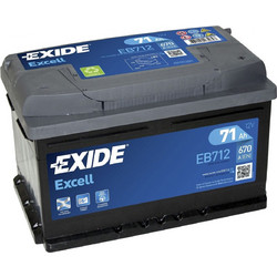 Exide Excell EB712 12V 71Ah