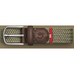 La Boucle Verbier Ανδρική Ζώνη Πλεκτή Ελαστική Desert Taupe B10-100545