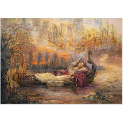 Puzzle Grafika Josephine Wall Dreams Of Camelot 1500 Κομμάτια