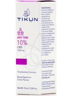 Tikun Any Time 10% CBD 1000mg 10ml