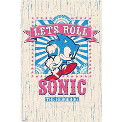 385652 ΑΦΙΣΑ 61Χ91,5ΕΚ SONIC THE HEDGEHOG LETS ROLL