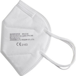 Barbeador FFP2 3D Care Protective Mask Λευκή 1τμχ