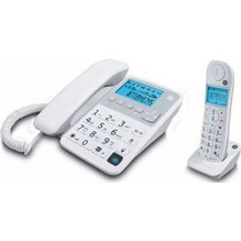 General Electric CE30554GE2 Ασύρματο Τηλέφωνο Σετ Duo Λευκό