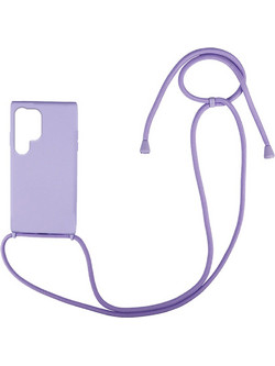 Technovo Silicone Case Lace Samsung Galaxy S23 Ultra Λιλά