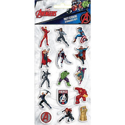 MARVEL Αυτοκόλλητα Puffy 10x22εκ Avengers