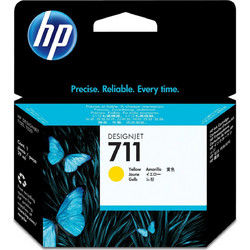 HP 711 Yellow Μελάνι Εκτυπωτή Inkjet CZ132A