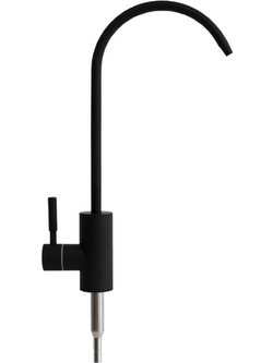Μονό Βρυσάκι Ανοξείδωτο (Μαύρο) Filtrato F02D-B Deluxe