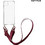 Sonique Armor Clear Θήκη Σιλικόνης με Strap Samsung Galaxy M13 4G Burgundy