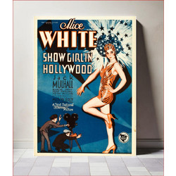 Πίνακας, Window poster from the 1930 film Showgirl in Hollywood