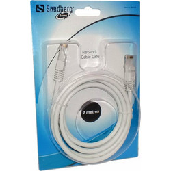 Sandberg U/UTP Cat.6 Καλώδιο Δικτύου Ethernet 2m Grey
