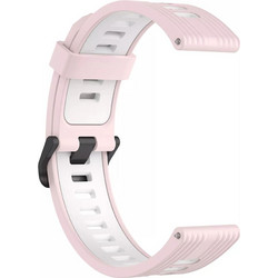 Techsuit Watchband W002 Λουράκι Σιλικόνης Pink (Universal 20mm)