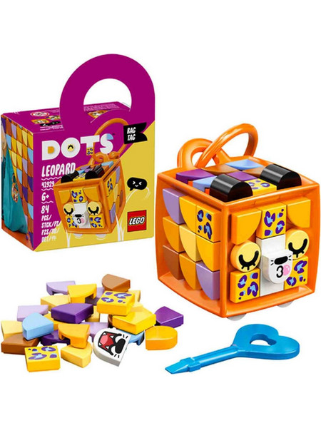 Lego Dots Bag Tag Leopard για 6+ Ετών 41929