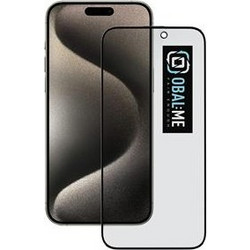 OBAL:ME Privacy 5D Glass Screen Protector for Apple iPhone 15 Pro Max Black