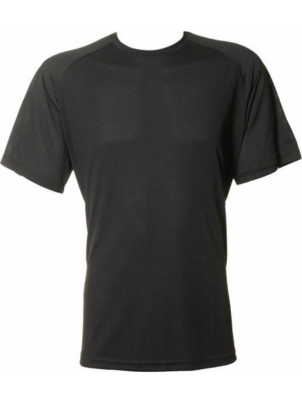 Toxotis T-Shirt Quick Dry Μαύρο TS04