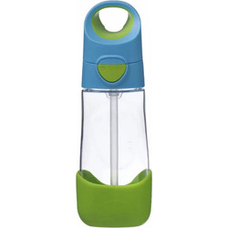 B.Box Tritan Ocean Breeze Παιδικό Μπουκάλι Πλαστικό BPA Free με Καλαμάκι Μπλε Διαφανές 450ml
