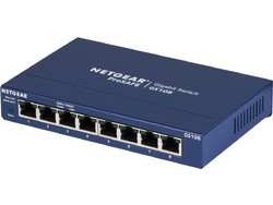 Netgear GS108GE Unmanaged L2 Switch με 8 Θύρες Ethernet 1Gbps