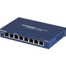 Netgear GS108GE Unmanaged L2 Switch με 8 Θύρες Ethernet 1Gbps