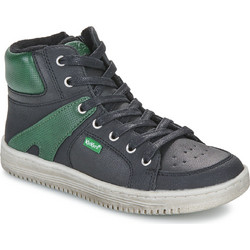 Kickers Lowell Παιδικά Sneakers Μποτάκια Μαύρα 739353-30-82