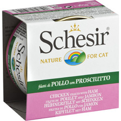 Schesir Nature for Cat with Chicken Fillets & Ham in Jelly 85gr