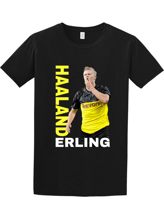 Gildan Haaland Παιδικό T-Shirt Μαύρο