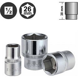 Force 54526 - Εξάγωνο Καρυδάκι 1/2" - 26mm