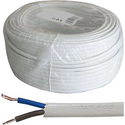 HADEX Twin pair 2x0,75mm2 flat 230V (CYLY 2x0,75) package 50m (H03VVH2-F)