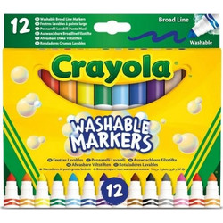 Crayola SuperPunta Μαρκαδόροι Ζωγραφικής Σετ 12 Χρώματα