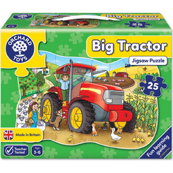 Παιδικό Puzzle Orchard Toys Big Tractor 25 Κομμάτια
