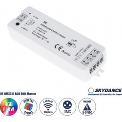 GloboStar 73157 XC SKYDANCE DC RF 2.4Ghz DMX512 Master Digital DC 5-24V - IP20 Μ10.5 x Π3.5 x Υ2cm