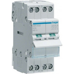 Ραγοδιακόπτης 4P 32Α SBN432 Hager SBN432