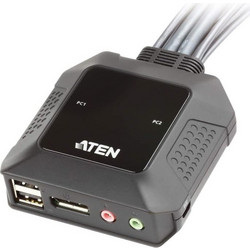 Aten KVM Switch CS22DP DisplayPort / USB
