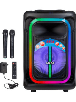 Akai ABTS-15 Pro Volcano Σύστημα Καραόκε με Ασύρματο Μικρόφωνο