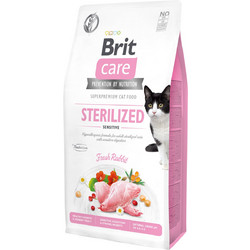 Brit Care Cat Sterilised Sensitive Grain Free with Fresh Rabbit 7kg