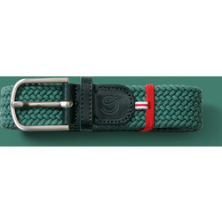 La Boucle Saint-barth Ανδρική Ζώνη Πλεκτή Πράσινη B10-100255